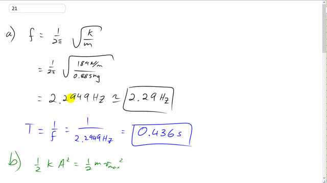 Giancoli 7th "Global" Edition, Chapter 11, Problem 20 solution video poster
