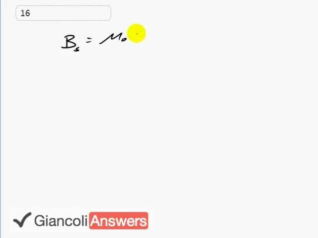 Giancoli 6th Edition, Chapter 21, Problem 16 solution video poster