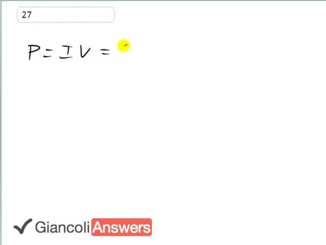 Giancoli 6th Edition, Chapter 18, Problem 27 solution video poster