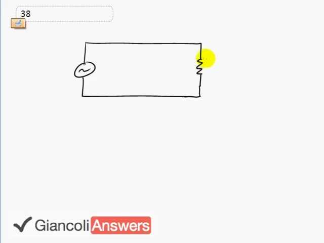Giancoli 6th Edition, Chapter 21, Problem 38 solution video poster