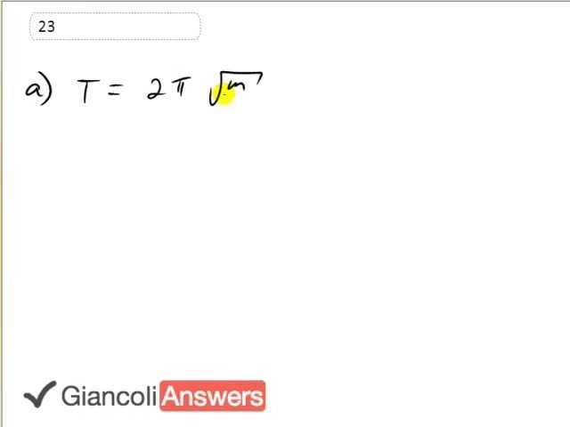 Giancoli 6th Edition, Chapter 11, Problem 23 solution video poster
