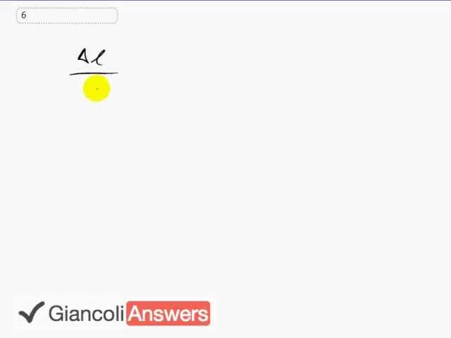 Giancoli 6th Edition, Chapter 13, Problem 6 solution video poster