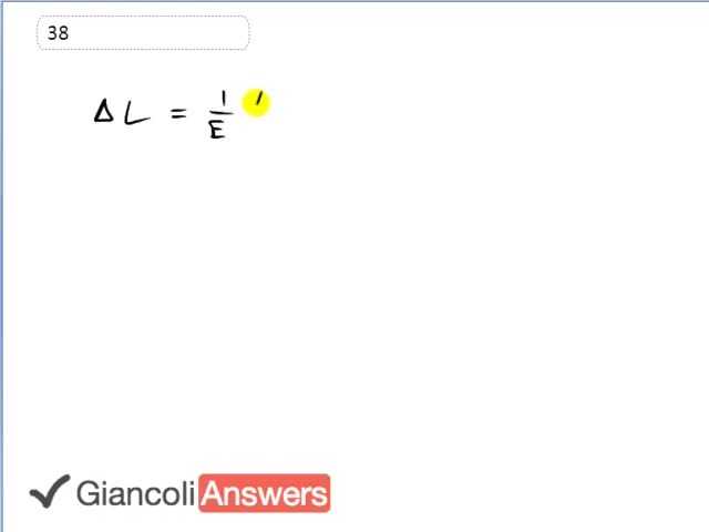 Giancoli 6th Edition, Chapter 9, Problem 38 solution video poster