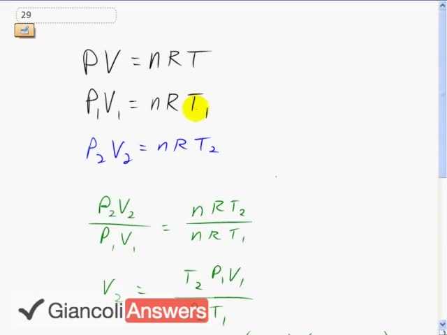 Giancoli 6th Edition, Chapter 13, Problem 29 solution video poster