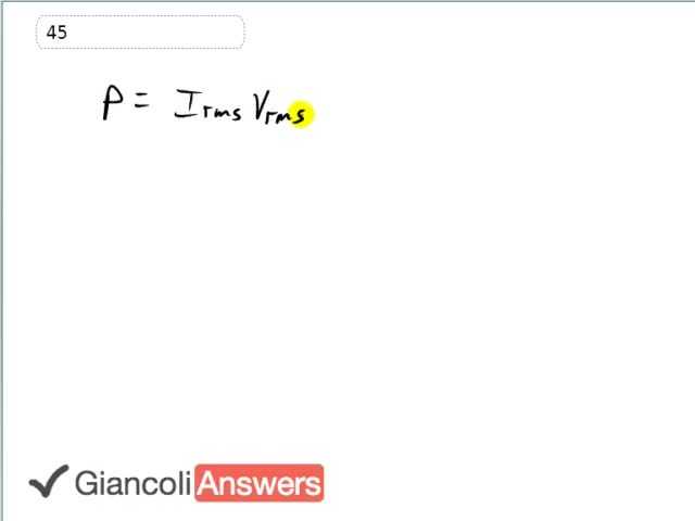 Giancoli 6th Edition, Chapter 18, Problem 45 solution video poster