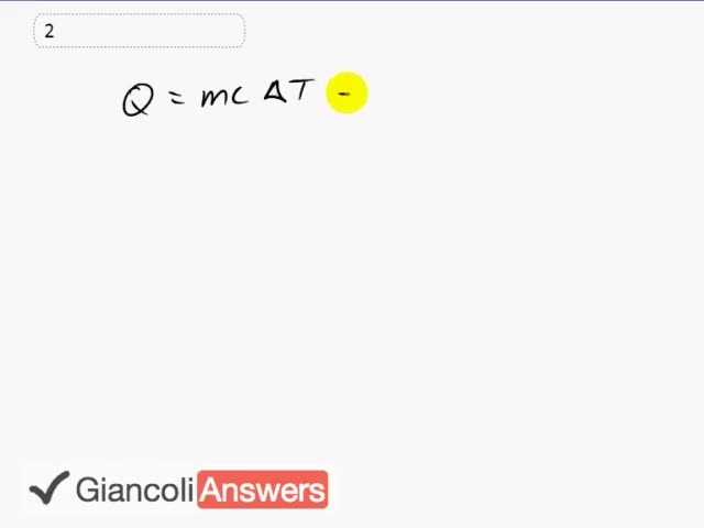 Giancoli 6th Edition, Chapter 14, Problem 2 solution video poster
