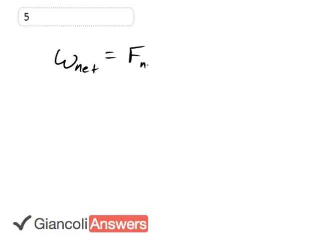 Giancoli 6th Edition, Chapter 6, Problem 5 solution video poster