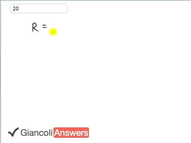 Giancoli 6th Edition, Chapter 18, Problem 20 solution video poster